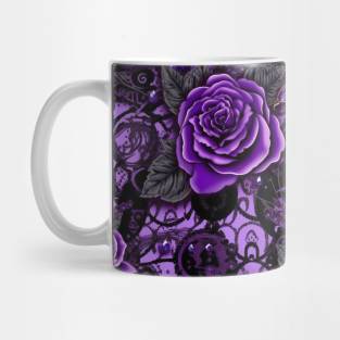 Purple Roses Mug